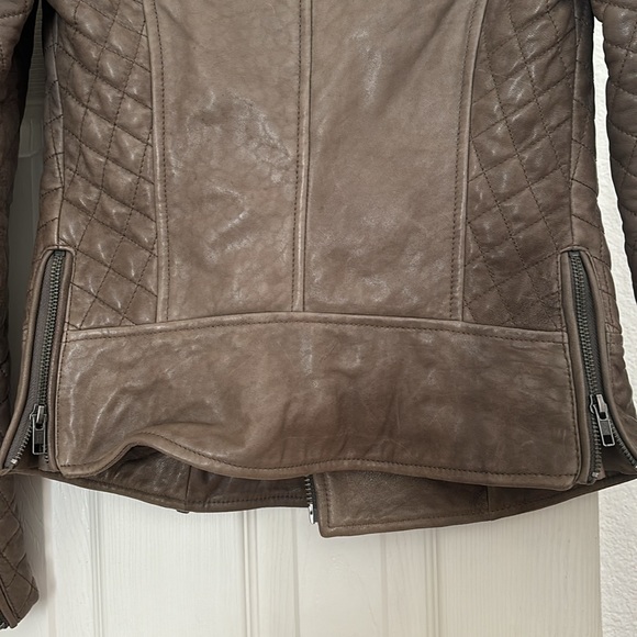 All Saints Rally Leather Jacket - Picture 4 of 9
